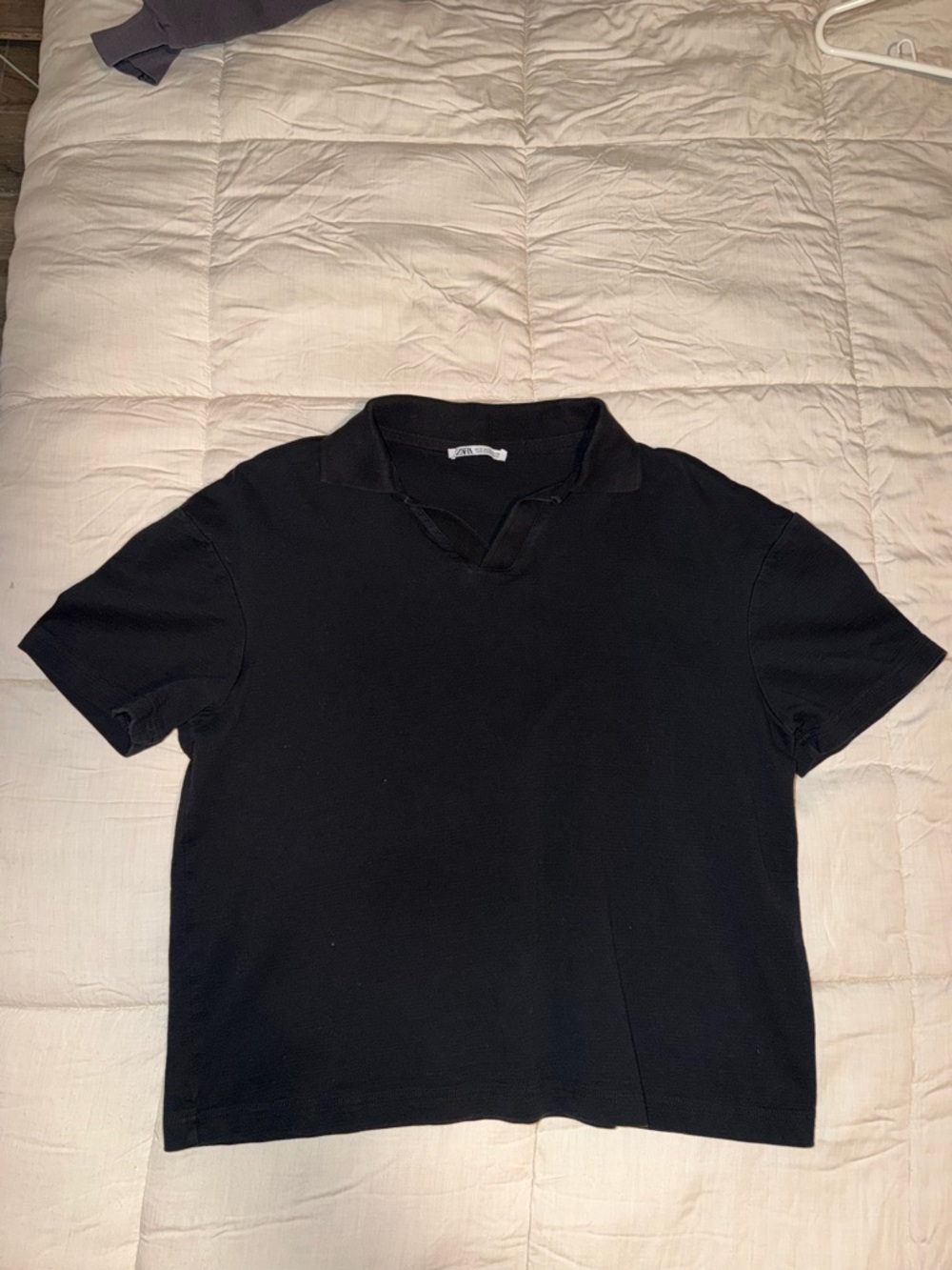 ZARA Men’s Black polo